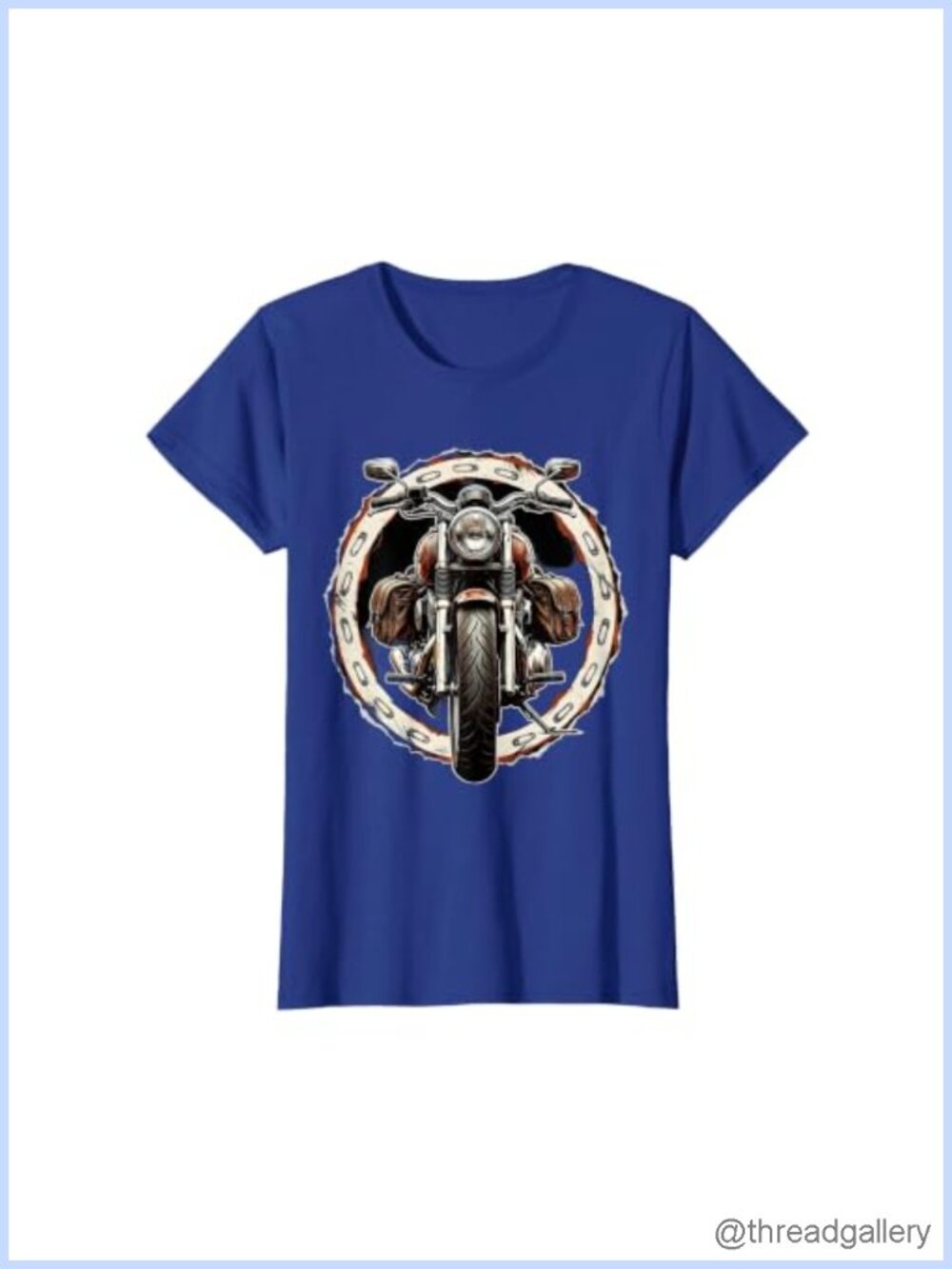 Vintage Motorcycle Saddlebag Graphic T-Shirt